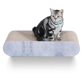 Fluffydream Cat Scratcher, Cardboard Lounge Bed, Bone Shape Design, Recyclable Corrugated Scratching Pad, Stable and Durable, Furniture Protector