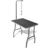 Portable Pet Dog Grooming Table with Castors