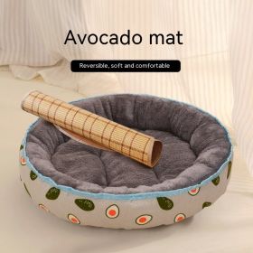 Four Seasons Universal Cat Nest For Deep Sleep (Option: Avocado Summer Mat-S)