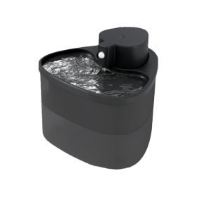 Cat Water Fountain Pet Drinking Bowl (Option: Black-Standard)