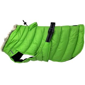 Alpine Extreme Weather Puffer Coat - Lime Green (size: X-Small)