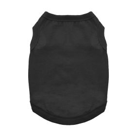 Cotton Dog Tank - Jet Black (size: X-Small)