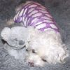 CuddlePup Dog Pajamas - Fluffy Clouds - Purple