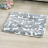 1pc Pet Bed Mat; Thickened Cat And Dog Sleeping Pad; Warm Double-sided Blanket Kennel