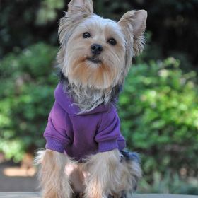 Flex-Fit Dog Hoodie - Purple (size: X-Small)