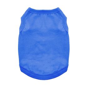 Cotton Dog Tank - Nautical Blue (size: X-Large)