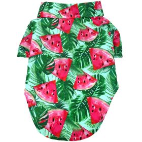 Hawaiian Camp Shirt - Juicy Watermelon (size: X-Large)