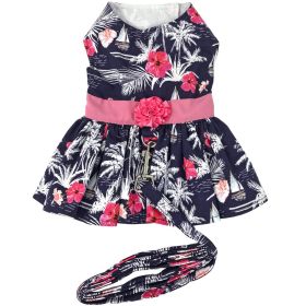 Moonlight Sails Dog Dress with Matching Leash (size: X-Large)