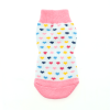 Non-Skid Dog Socks - Pink and White Hearts