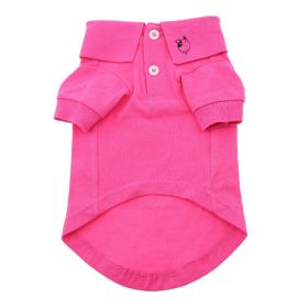 Solid Dog Polo - Raspberry Sorbet (size: X-Large)