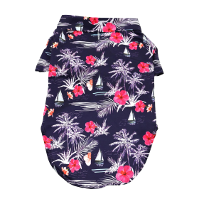 Hawaiian Camp Shirt - Moonlight Sails (size: XX-Small)