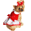 Holiday Dog Harness Dress - Candy Canes