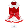 Holiday Dog Harness Dress - Candy Canes