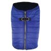 Zip-up Dog Puffer Vest - Navy Blue