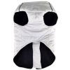 Zip-up Dog Puffer Vest - White