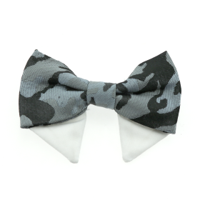 Universal Dog Bow Tie - Gray Camo (size: Type 2)