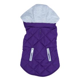 Weekender Dog Sweatshirt Hoodie - Purple (size: small)