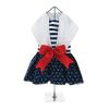 Nautical Dog Dress with Matching Leash