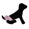 Ruffled Pink and Black Polka Dot Dog Panties