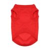 Cotton Dog Tank - Flame Scarlet Red