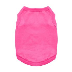 Cotton Dog Tank - Raspberry Sorbet (size: medium)