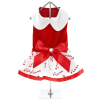 Holiday Dog Harness Dress - Candy Canes