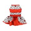 Holiday Dog Harness Dress - Holly