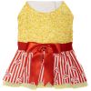 Movie Theater Popcorn Dog Dress with Matching Leash