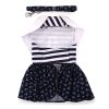 Nautical Dog Dress with Matching Leash