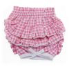 Ruffled Pink Gingham Dog Panties