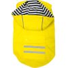 Slicker Raincoat with Striped Lining - Yellow