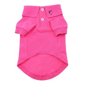 Solid Dog Polo - Raspberry Sorbet (size: X-Small)