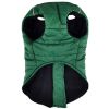 Zip-up Dog Puffer Vest - Dark Green